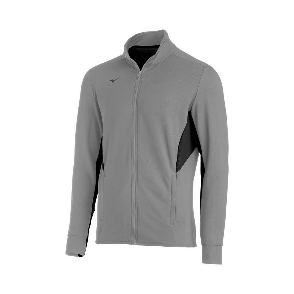 Panske Bundy Mizuno Elite Thermal Siva/Čierne Vypredaj XYGH75368